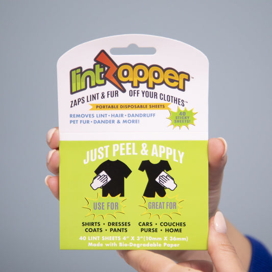 LintZapper Portable Lint Sheets 3 Pack