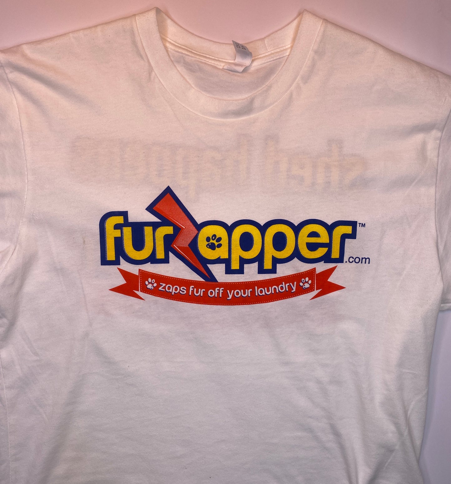 White FurZapper Short Sleeve T-Shirt